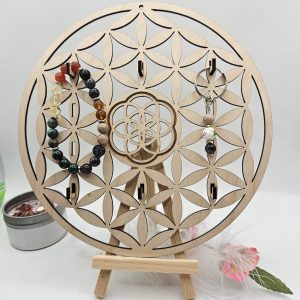 Fleur de vie verticale avec crochets