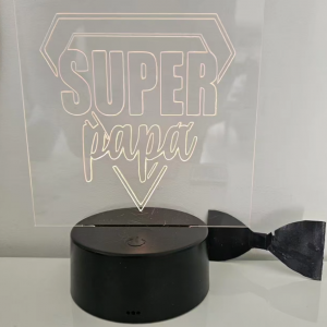 Lampe télécommandée LED - FÊTE DES PERES