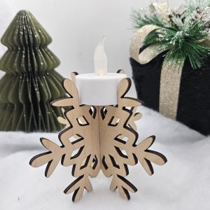 Bougeoir Flocon de neige
