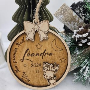 Boule " Mon premier Noël " personnalisable
